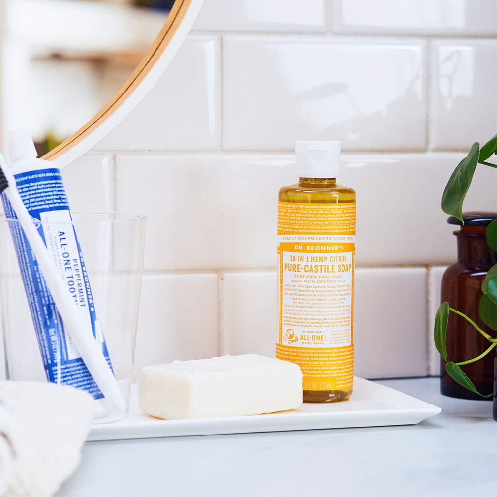 Dr. Bronner's Citrus Magic Soap 4本セット Amazon.com : Dr. Bronner's Magic Soap-Pure-Castile Liquid